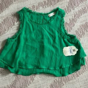 Kelly green tank top
